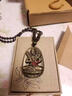 優(yōu)格麗天然金曜石本命佛吊墜黑曜石男女項鏈普賢菩薩生肖屬蛇掛件護身符 生肖屬羊猴 曬單實(shí)拍圖