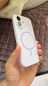 斯幻柯適用蘋果17手機殼液態(tài)硅膠iPhone17手機殼17磁吸蘋果17保護套純色Magsafe高級簡約全包ai按鍵紫 曬單實拍圖