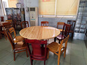 拜浦實(shí)木餐桌家用小戶(hù)型農村吃飯圓桌子帶轉盤(pán)折疊10人15人簡(jiǎn)易大排檔 【杉木】創(chuàng  )意圓桌+轉盤(pán)+桌腿 1.5米 【適用11-12人】送貨上門(mén) 曬單實(shí)拍圖