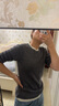 森馬（Semir）針織衫女撞色假兩件內搭冬季2024含羊毛套頭毛衫修身109724107012 曬單實(shí)拍圖