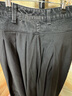 美洋（MEIYANG）破曉半身裙牛仔腰頭拼接A字傘裙高腰壓褶中長(cháng)裙時(shí)尚夏季新款裙子 黑色（長(cháng)版） S 曬單實(shí)拍圖