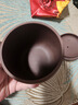 砂邑宜興原礦紫砂杯名家紫泥茶具全手工大容量水杯辦公室帶蓋泡茶杯子 尚品納瑞 500ml 曬單實(shí)拍圖