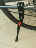 糜嵐自行車(chē)邊撐腳撐支架停車(chē)架山地車(chē)可調節高低鋁合金車(chē)梯死飛車(chē)腳架 鋼制常規款26寸腳撐【黑色】送工 曬單實(shí)拍圖