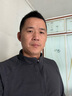 與狼共舞【輕運動(dòng)】立領(lǐng)半拉鏈長(cháng)袖T恤男2025秋季索羅娜彈力休閑上衣6004 黑灰002 L (170) 曬單實(shí)拍圖