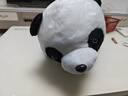 萌迪貓 仿真熊貓公仔毛絨玩具玩偶兒童國寶大熊貓抱抱熊布娃娃 趴熊貓 50cm 曬單實(shí)拍圖