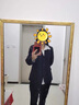 古緹琪職業(yè)裝女裝套裝新款春秋氣質(zhì)工作服正裝三?？酆谏餮b女西服外套 黑色西服 L 曬單實(shí)拍圖