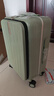漢客行李箱男拉桿箱女登機旅行箱20英寸青竹綠密碼箱鎮店前側開(kāi)蓋鋁框 曬單實(shí)拍圖