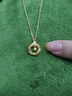 中國黃金（CHINA GOLD）莫比烏斯黃金項鏈女士999足金吊墜首飾情人節生日禮物送女友老婆 【京速達】吊墜約1.2g*贈銀鏈*甄選禮盒 曬單實(shí)拍圖