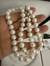 胖東來(lái)品質(zhì)天然淡水無(wú)核真珍珠項鏈近正圓無(wú)暇強光頸鏈送媽媽款諸 【近正圓】【微微暇】 9-10mm x 48cm 曬單實(shí)拍圖