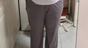 駱駝（CAMEL）戶外晨跑運(yùn)動服女休閑短袖兩件套裝 Y23BA0L6059C5 雪柔紫 XL 曬單實(shí)拍圖