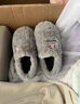 大嘴猴包跟棉拖鞋男2025秋冬新款室內居家防滑防臭厚底踩屎感棉鞋女外穿 灰色 42-43 適合41-42【內長(cháng)255mm】 曬單實(shí)拍圖