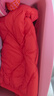 雪中飛兒童羽絨服輕薄外套馬甲男童女童冬季洋氣保暖秋冬童裝中國紅140 曬單實(shí)拍圖