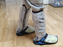 回力雨鞋套男女兒童下雨天加厚耐磨防水不易滑防雨鞋套HXL239 透明S 曬單實(shí)拍圖