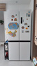美的（Midea）M60小機(jī)皇541雙系統(tǒng)純平全嵌Pro除菌十字四開(kāi)門多門520姐妹款無(wú)霜國(guó)家補(bǔ)貼家用電冰箱MR-541WUSPZE 曬單實(shí)拍圖