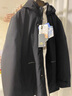 老爺車(chē)（LAOYECHE）【90絨三合一】羽絨服男士冬季新款爸爸裝外套男中老年人保暖冬裝 黑色 XL (180) 曬單實(shí)拍圖
