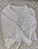 品彩（PinCai）針織開(kāi)衫女夏季冰絲蕾絲系帶外搭披肩薄款空調衫P52Z070 曬單實(shí)拍圖