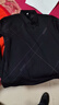 皮爾卡丹（pierre cardin）輕奢高端中年男士長(cháng)袖t恤加絨加厚秋冬爸爸假兩件加肥加大翻領(lǐng)打 黑色 5XL 建議220-240斤 曬單實(shí)拍圖
