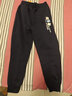 361°【商場(chǎng)同款】?jì)和L(cháng)褲冬男中大童加絨保暖針織運動(dòng)長(cháng)褲 黑140 曬單實(shí)拍圖