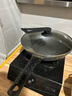 愛(ài)仕達（ASD）炒鍋麥飯石色不粘平底炒菜鍋立蓋30cm燃氣電磁爐通用CL30S11WG 曬單實(shí)拍圖