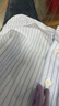 優(yōu)衣庫女裝全棉條紋襯衫/長(cháng)袖襯衣薄外套25秋冬新款479079 10 水粉色 S /155/80A 曬單實(shí)拍圖