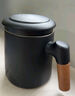 京東京造茶杯便攜式黑陶茶泡茶壺茶杯功夫茶具辦公杯隨身茶壺容量400ml 曬單實(shí)拍圖