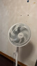 美的（Midea）電風(fēng)扇 家用七葉立式落地扇宿舍臥室輕音節能搖頭桌面小風(fēng)扇大風(fēng)力空氣循環(huán)風(fēng)扇 SAF30AC  曬單實(shí)拍圖