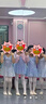 舞東方兒童舞蹈服毛衣女童秋冬季練功服外搭小披肩外套女孩保暖跳舞上衣 淺粉色 L （建議120-140cm） 曬單實(shí)拍圖