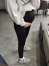 婧麒孕婦鯊魚(yú)褲春秋外穿2025新款不勒肚子打底橄欖油瑜伽褲孕婦裝 黑色【初秋款】 （輕塑型_不掉襠）推薦20-32℃ L 曬單實(shí)拍圖