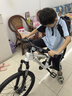 阿米尼青少年自行車24速藍(lán)圖變速學(xué)生輕便省力山地車 星光白/銀標(biāo) 24速 24英寸 曬單實(shí)拍圖