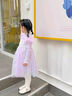 G.DUCKKIDS女童連衣裙秋冬兒童公主裙2024新款洋氣秋冬裝女孩毛衣裙愛(ài)莎裙子 A364紫色加絨 130 cm適合120-130cm年齡7-8歲 曬單實(shí)拍圖