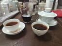 景德鎮陶瓷茶具套裝整套青花玲瓏蓋碗茶杯辦公室功夫茶具長(cháng)輩禮物禮品 鴻運連連6頭茶具套裝 曬單實(shí)拍圖