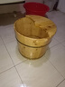 京東物流 泡腳桶按摩足浴盆帶穴位木桶洗腳盆保溫實(shí)木足浴桶 桶底按摩款30cm雙耳+實(shí)木蓋+艾草 曬單實(shí)拍圖