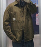 啄木鳥(niǎo)（TUCANO）美式工裝襯衫男2025春秋新款寬松日系復古休閑長(cháng)袖襯衣夾克外套 軍綠色 2XL 曬單實(shí)拍圖