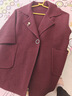 緹米媗媽媽秋裝外套兩件套新款闊太太寬松大碼中老年喜服婆婆婚宴女上衣 酒紅色  （上衣）現貨秒發(fā) 2XL 建議穿125-140斤 曬單實(shí)拍圖
