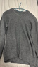 優(yōu)衣庫女裝柔軟針織搖粒絨V領(lǐng)套頭衫/長(cháng)袖25秋冬新款479756 06 鉛灰色 S 曬單實(shí)拍圖