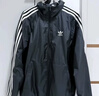 adidas休閑簡(jiǎn)約三條紋梭織立領(lǐng)夾克外套男裝秋季阿迪達斯三葉草 黑色 (偏小，推薦買(mǎi)大1碼)   M 曬單實(shí)拍圖