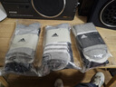 阿迪達斯 （adidas）男女 配件系列 3S C SPW CRW 3P 運動(dòng)襪 IC1323 S碼 曬單實(shí)拍圖