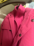英氏（YEEHOO）女童外套兒童沖鋒上衣中大童裝三合一保暖三防運動(dòng)冬裝 玫紅 165 曬單實(shí)拍圖