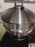 鏗鏘蒸鍋316不銹鋼家用燃氣灶通用加厚兩層三層多層蒸籠蒸煮兩用湯鍋 蒸鍋【特厚316微壓】 2層 32cm 曬單實(shí)拍圖