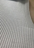 麥檬MM爆款寬松連帽質(zhì)感針織衫毛衣上衣25秋冬新款 水滴領(lǐng)-短袖-淺藍(lán)5G4930293 M 曬單實(shí)拍圖