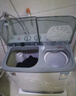 小鴨6公斤 半自動(dòng)洗衣機家用迷你 雙電機大容量雙桶雙缸波輪洗衣機脫水甩干雙筒 曬單實(shí)拍圖
