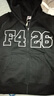 F426【趙露思同款】國(guó)潮牌秋季寬松大logo格子貼布繡衛(wèi)衣 黑色 S 曬單實(shí)拍圖