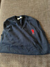 U.S. POLO ASSN.背心男秋季保暖針織V領(lǐng)無(wú)袖背心馬甲男純棉內搭上衣 曬單實(shí)拍圖