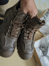 百思圖冬季新款商場(chǎng)同款戶(hù)外運動(dòng)工裝靴登山靴厚底男低靴8M515DD4 卡其色絨里 42 曬單實(shí)拍圖