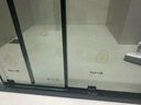 心海伽藍（SHKL）極簡(jiǎn)下沉式雙聯(lián)動(dòng)門(mén)淋浴房無(wú)障礙淋浴隔斷極簡(jiǎn)不銹鋼干濕分離3G 【新款】1.3-1.39m啞黑/槍灰【2m高】下沉防絆 曬單實(shí)拍圖