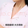 有棵樹(shù)女士睡衣女牛奶絲自帶杯墊柔軟貓咪印花高端夏季可外穿家居服套裝 曬單實(shí)拍圖