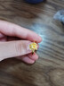 周大福 玫瑰花開(kāi)口戒黃金戒指(工費180)約6.95g EOF1093 曬單實(shí)拍圖