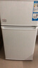 海爾（Haier）88升小冰箱冰箱雙開(kāi)門(mén)小戶(hù)型迷你家用租房宿舍辦公室節能省電BCD-88GHTMZ0WV家電國家補貼15% 曬單實(shí)拍圖