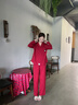思莉太太 SLEEP TIGHT情侶睡衣春秋款女純棉長袖本命年紅色喜慶新娘結(jié)婚新婚男士家居服 J216-女款 L 曬單實拍圖