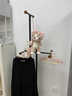帥仕（shuaishi）2025新款衣帽架臥室衣桿落地立式掛衣架置物架入戶玄關掛包晾衣架 樹枝型【典雅黑】鋼制衣帽架+氧化硅底座 曬單實拍圖